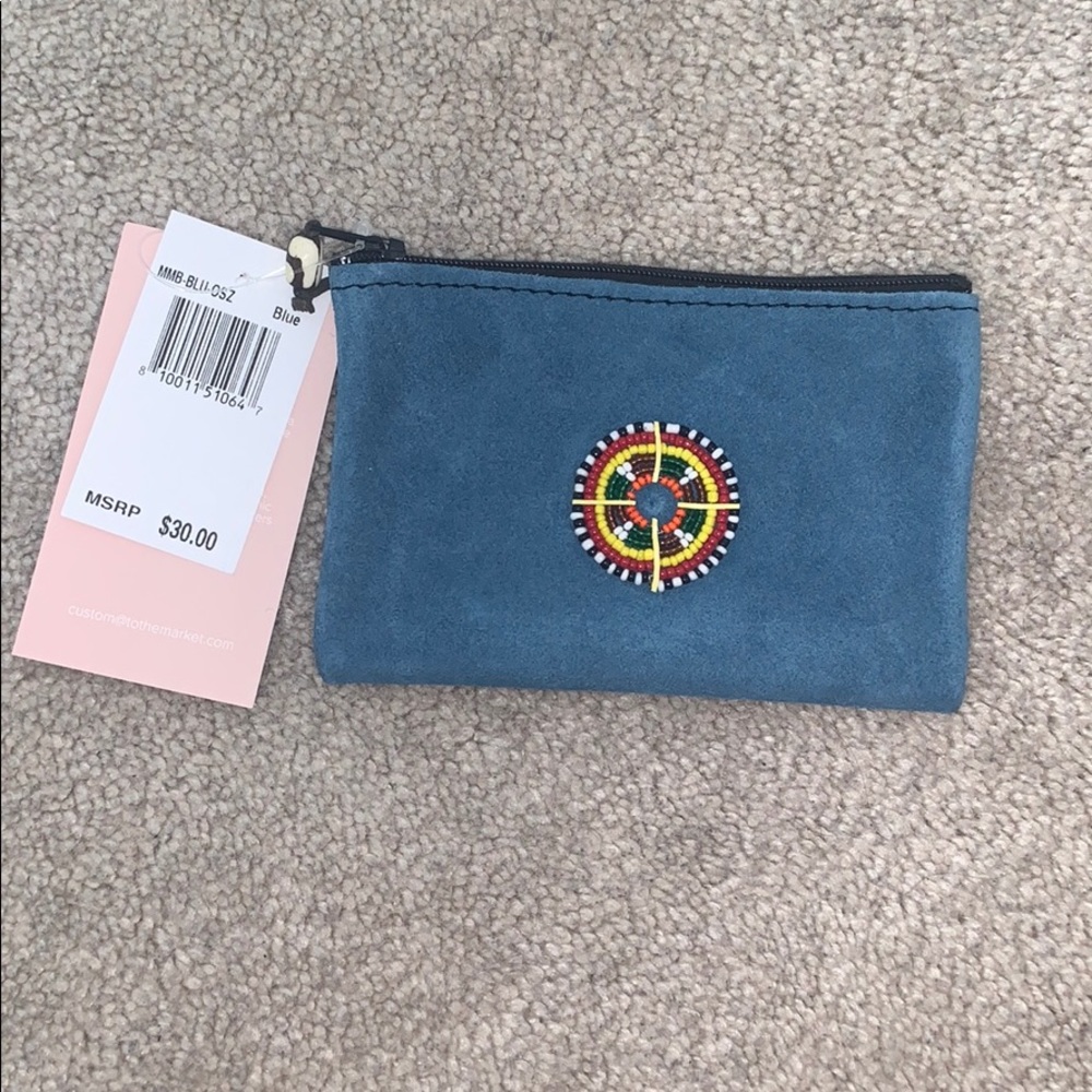 Small beaded wallet